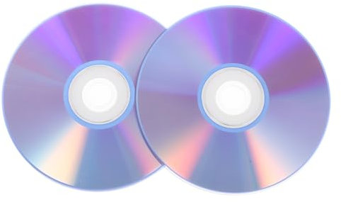 TOYANDONA 2pezzi Dischi Cd Registrabili Vuoti Cd Audio Per Archiviazione Musicale Supporti Cd-r Scrivibili Per Registrazione Di Musica e Dati Compatibili Dispositivi Dvd