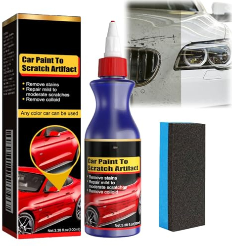 100ml Car Scratch Remover,Powerful Car Paint Scratch Repair for Deep Scratches,Long-Lasting Car Polish for Scratches for Vehicles,Waterpoof Scratch Remover Kit for Cars,Car Scratch Repair Kit