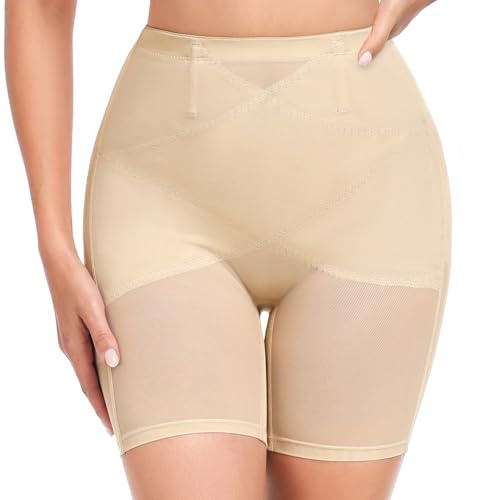 Tuopuda Pancera Contenitiva Donna Pancia Piatta Guaina Contenitiva Vita Alta Intimo Mutande Contenitivo Modellante Contenitive Senza Cuciture Pancera Post Parto Recupero, Beige, M