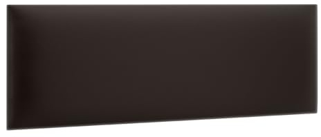 murando - Gepolstertes Wandkissen Bettkopfteil Rechteck Kunstleder 30x70 cm - Polsterpaneel Wandpaneele Gepolstert Wanddeko Schlafzimmer Wohnzimmer Kinderzimmer - Braun