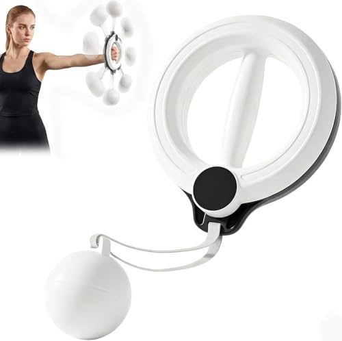 Infinity Arm Hoop, 2026 Upgrade Fitnessgerät Smart Armtrainer mit digitalem Tracker, 360°-Handkurbel für das Unterarmtraining zu Hause (A)