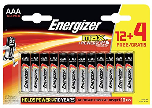 Energizer Piles Max AAA, Lot de 16