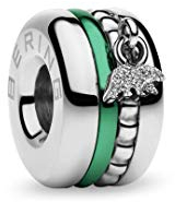 Bering Arctic Symphony Charm Be My Love Edelstahl grün