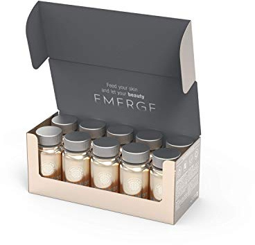 BEAUTY&GO SKIN SHOT Suplemento de Colágeno Líquido con Ácido Hialurónico - Antioxidantes - Biotina - Niacina - Vitaminas - Minerales - Tratamiento Antienvejecimiento 10 días - 10 botellas