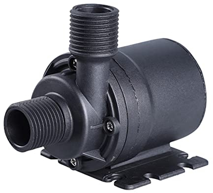 LOVIVER DC 12V 900L/H 7M Zentrifugal-Tauchpumpe 1/2'' Außengewinde Tragbare Springbrunnenpumpen für Solarwasser-Zirkulationssystem