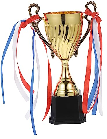 Yardwe Trophée Métal Sportif Compétition Coupe Champion Première Place pour Tournoi Scolaire Récompense
