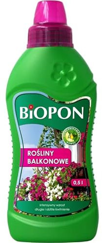 All Round Fertiliser for Gardens, Balconies, Pots, Lawns, 1-5L Liquid Bottles, Feeding Plants, Preparing Beds, Borders (UNIVERSAL BALCONY PLANTS, 0,5L)