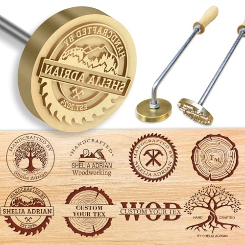 Benutzerdefinierte Holz Branding Eisen Logo Personalisierte Metall Brandeisen für Fleisch Leder Kuchen Kundenspezifische Holzverbrennung Stempel Hochzeitsgeschenke