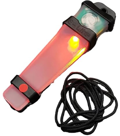 KANGQL Marqueur personnel, lumière d'identification personnelle, lampe tactique clignotante pour casque de survie, chasse, randonnée