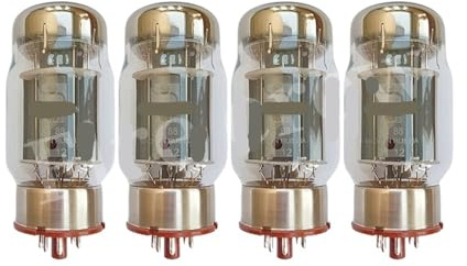 UIHMSWYAL KT88 Tubo a Vuoto HiFi Audio Tubo di Ricambio 6550 KT90 6P3P EL34 Kit Amplificatore a valvole Corrispondenza Fai da Te a Quattro Vie(4pcs Matched Quad)