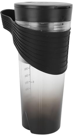 Licuadora de Vaso Exprimidor, Mini Licuadora de Alimentos, Motor Potente, Alto Rendimiento, Recargable por USB para Viajes a Casa (BLACK)