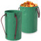SUBTLETY 180 Liter Gartenabfallsäcke Set Laubsack aus 150g/㎡ Polypropylen-Gewebe Tragbare Gartensäcke mit Griffen wasserdichte Grünschnittsäcke für Gartenabfall, Pflanzen, Streugut, Heu (2 Stück)