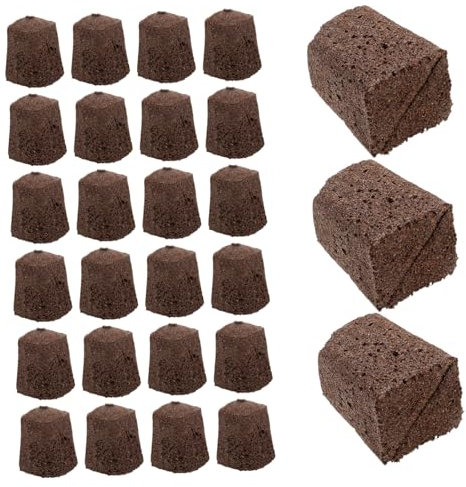 Milisten 30pièces Fournitures Hydroponiques Terreaux De Culture Racines De Remplacement Tourbe De Blocs De Tourbe Accessoires De Jardinage Terreaux pour Culture Hydroponique Fournitures De