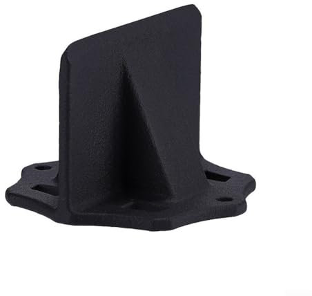 Spaccalegna manuale quadrato portatile, in ghisa, separatore manuale per legna da ardere, con 2 viti, 1 borsa portaoggetti (piccola)