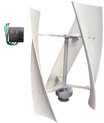 Glowdora Kit De Generador De Turbina Eólica, Turbina Eólica Vertical De Levitación Magnética De 12 V, 24 V Y 48 V, Turbina Eólica Vertical con Controlador, Equipo De Generación De Energía.,220v