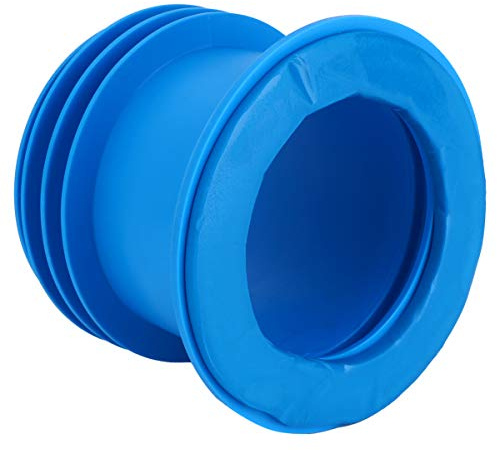 WOONEKY Anillo de Sellado de Inodoro Antiodor Anillo de Brida Resistente Material de Caucho Premium Instalación Compatible con Válvulas y Drenajes Dimensiones