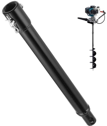 Pole de extensión de barrena de 12 pulgadas Extensor de broca de perforación de metal de 12 pulgadas Fácil de instalar la extensión de perforación del agujero espiral del jardín