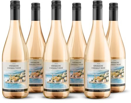By Amazon Grenache Cinsault Pays d'Oc IGP Rose Wine, 75cl x 6
