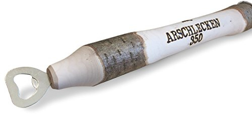 Arschlecken 350 Bierprügel Flaschenöffner vom Sepp Bumsinger aus Holz/Stahl, ca. 40 cm lang