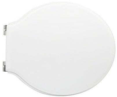 SEDILE WC PER GLOBO VASO BOWL 50 FORMA 2 Bianco - Cerniere C espansione