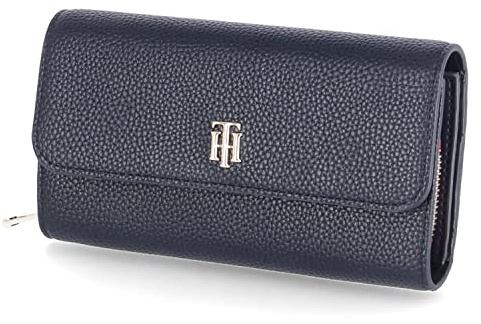 Tommy Hilfiger Damen Th Element Lrg Flap Wallet Corp, Blau, Einheitsgröße, Acc Desert Sky Corporate, Einheitsgröße