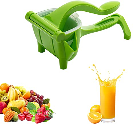 Large Capacity Manual Fruit Juicer, Detachable, Portable Hand Juicer - Easy Fresh Citrus Lemon Press Squeezer