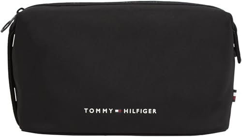 Tommy Hilfiger Herren TH Skyline WASHBAG AM0AM11861 Andere SLG (kleine Lederwaren), Schwarz (Black)
