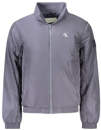 Calvin Klein Herren Jacke Padded Harrington Warm, Blau (India Ink), XS