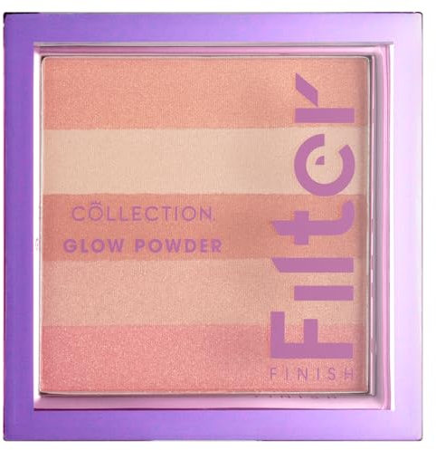 Collection Cosmetics Filter Finish Glow Powder, Blush and Highlighter Kit, 10g