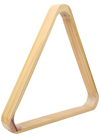 Billardtisch-Dreieck, Massivholz-Billard, Holz, Billard-Zubehör, Billardtischständer, Billardtisch-Dreieck, Billardständer, passend für Standard-2-1/4-Zoll-Billard-Poolbälle (Britisches Stativ)