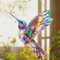 Yifare Spirit Birds,Atrapasueños de Colibrí,Sheremart Spirit Birds, Atrapasueños de PáJaros,Colgante de Colibrí Acrílico,Atrapasueños de Colibrí,para Ventana,Sala de Estar,Pared