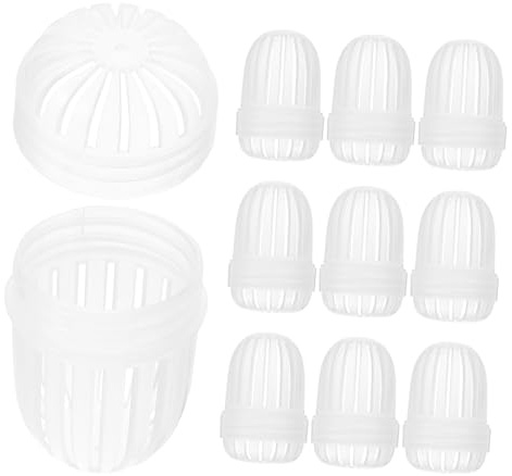 OUNONA Reusable Plastic Tea Infuser Enhances Flavor 10pcs for Loose Tea Leaves Easy to Use and Clean with Fine Mesh Filter Basket for Office and Home Drinking Accessories