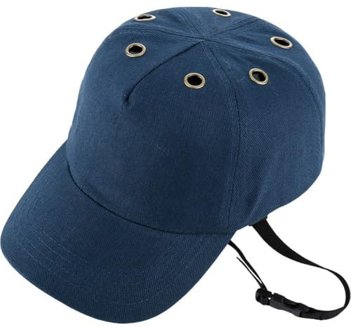 Zghhc Casco di Sicurezza, Elmetto Stile Cappello Baseball, Berretto Interno in ABS Berretto Baseball Elmetto di Sicurezza sul Lavoro, Protezione della Testa Leggera Berretto Sportivo All'aperto per