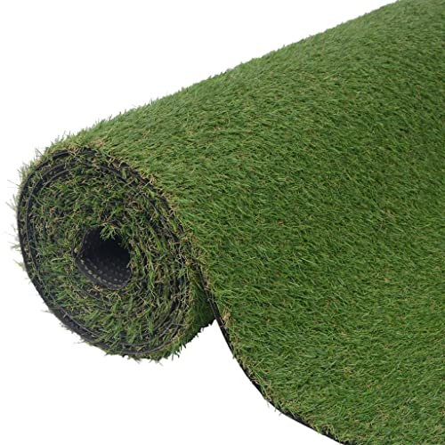 Erba Artificiale Erba Artificiale Prato Fresco Erba Artificiale Tappeto erboso Prato Sintetico Decorazione Giardino casa Erba Artificiale Colorata 1x5 m/20 mm Verde