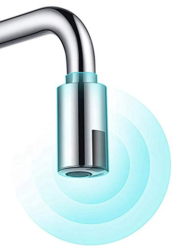 Grifo con Sensor automático, Mezclador sin Contacto para baño, Adaptador de Movimiento GQU, Agua automática para Fregadero de Cocina, aireador Manos Libres, Grifo Inteligente (Nulo