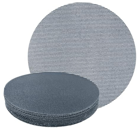 GZKTY Lot de 30 Disque Abrasif 225mm en Maille, Grain 180, Anti-colmatage, Pour Ponceuse Girafe et Ponceuse Murale et Ponceuse Plâtre Téléscopique