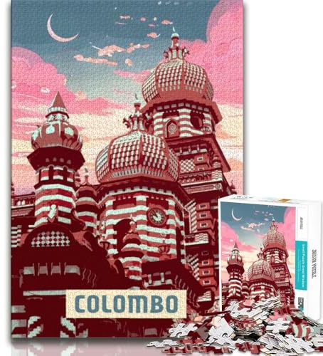 Puzzle Colombo 1000 pièces pour Adolescents, Jouet éducatif et décompressant, idéal comme Cadeau, 38x26cm