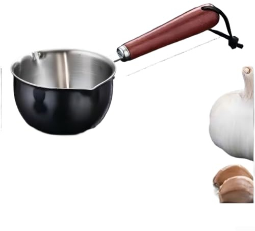 Sartén de acero inoxidable diseñada para freír huevos y filetes con textura y boquilla de vertido para minimizar los goteos de aceite y mejorar la eficiencia de cocción (C)