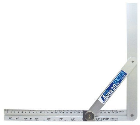 SHINWA SLIDING ADJUSTABLE PRECISION BEVEL 30 45 30CM ANGLE IN DEGREE 62660 JAPAN