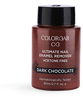 Colorbar Ultimativer Nagellackentferner, dunkle Schokolade, 80 ml, parabenfrei, angereichert mit Protein und Vitamin B5, angereichert mit Olivenöl-Extrakten, stärkt und spendet Feuchtigkeit
