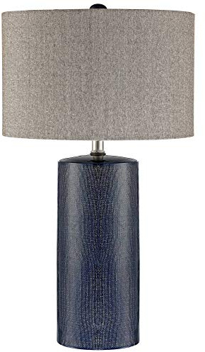 Lite Source Jacoby 28 1/2 Navy Blue Ceramic Table Lamp