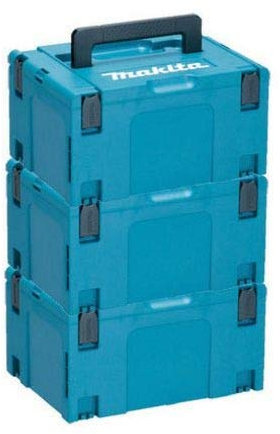 3 x Makita MAKPAC Stacking Connector Tool Case Systainer Type 3 396 X 296 X 210