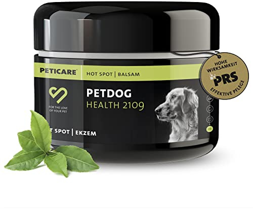 Peticare Hot-Spot Balsam für Hunde | speziell bei Hotspots & Ekzemen Aller Art | lindert Juckreiz & unterstützt Regenerationsprozess | einzigartiges PRS® System für Lange Wirkung - petDog Health 2109