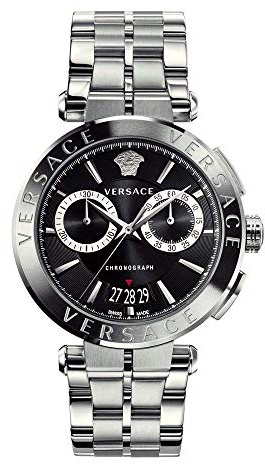 Versace Herrenuhr Chronograph VEBR00818 Aion Datum Edelstahl