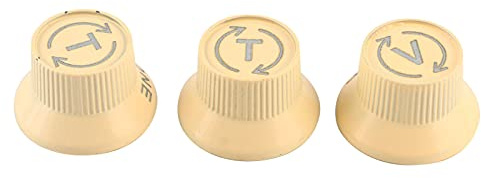 Potiknöpfe für Gitarre, 3 Stück Gitarren Geschwindigkeitsknöpfe Button Ersatzteile für ST E-Gitarre E Gitarrenzubehör