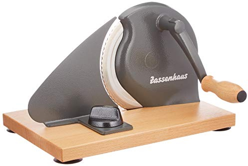 Zassenhaus 72099 Bread Slicer, Stainless Steel, Grau-Braun