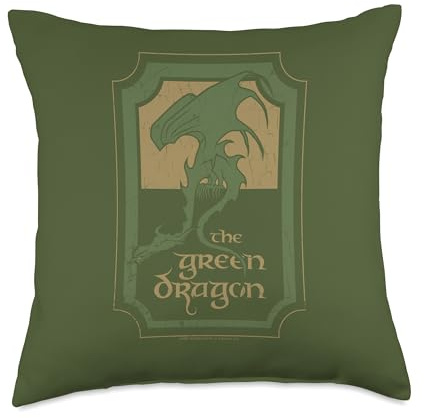 The Lord of The Rings Green Dragon Tavern Throw Pillow