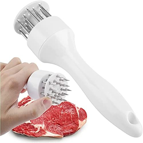 MAVURA Living Meat Tenderiser Steaker Meat Tenderiser Meat Hammer Meat Tenderizer Meat Tenderizer Meat Tenderizer Meat Tenderizer Meat Tender Maker White