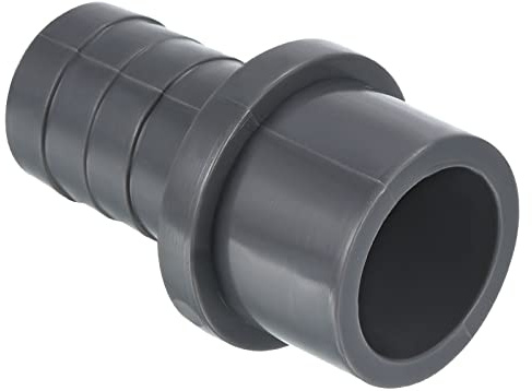 PATIKIL UPVC Reductor Tubo Montaje 32mm OD 25mm Púas Gris 1 Paquete | Rectos Acoplamientos Adaptador Conector