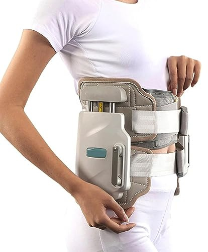 ZILOOK Lumbar Intervertebral Disc Traction Device, Lumbar Decompression Belt, Bilateral Synchronization/Pressure Visible, Dynamically Adjustable, Can Correct And Treat Back Problems